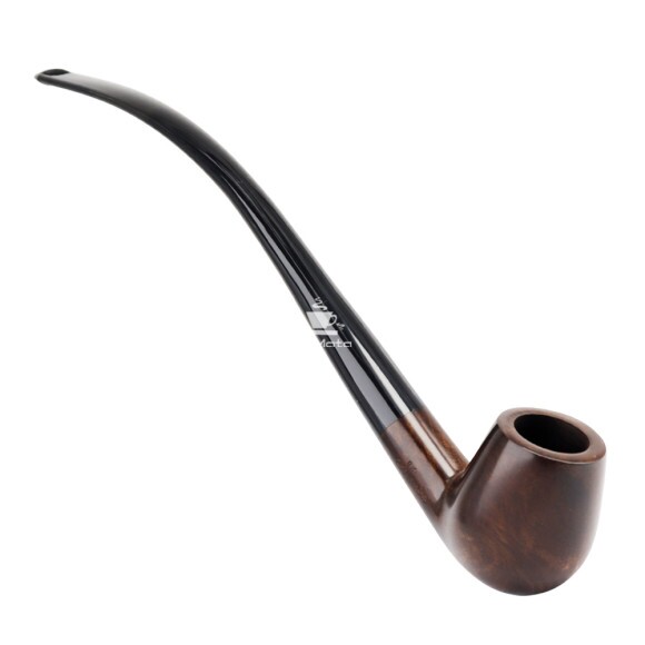 Cachimbo Churchwarden Briar 20cm de frente tabacaria da mata