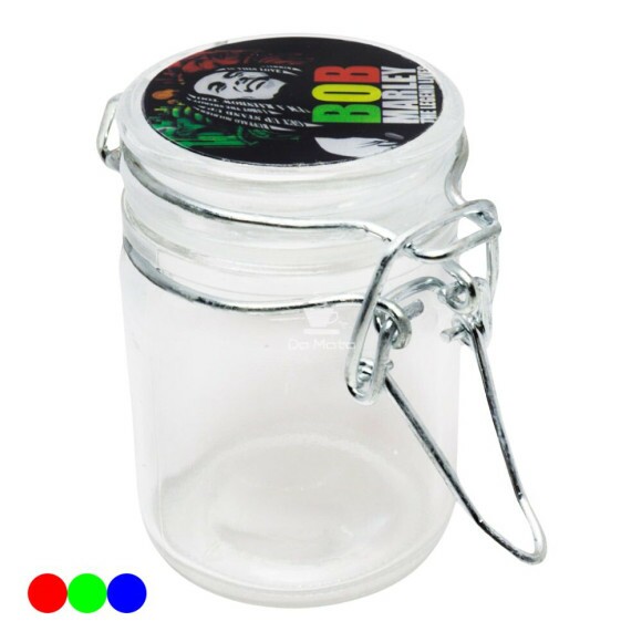 Pote Hermético de Vidro Bob Marley