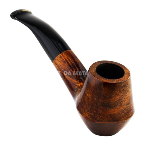 Cachimbo Elite N4 Curvo C/ Piteira Chifre de frente tabacaria da mata 