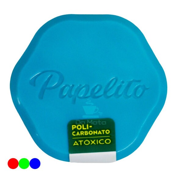 Dichavador de Policarbonato Papelito com Container azul