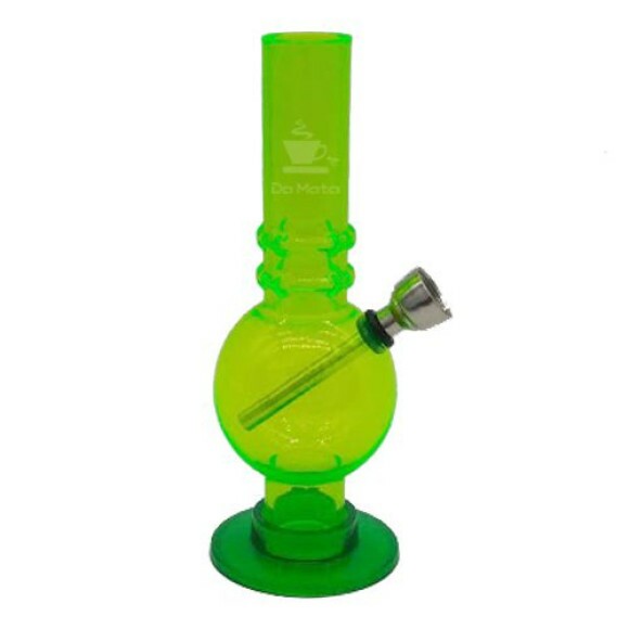 Mini Bong de Acrílico - Cor verde