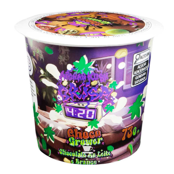 Copo ChocoGrower Brisa 4i20 Chocolate ao Leite e Branco de frente