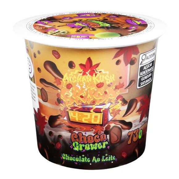 Copo ChocoGrower Brisa 4i20 Afghan Kush de frente