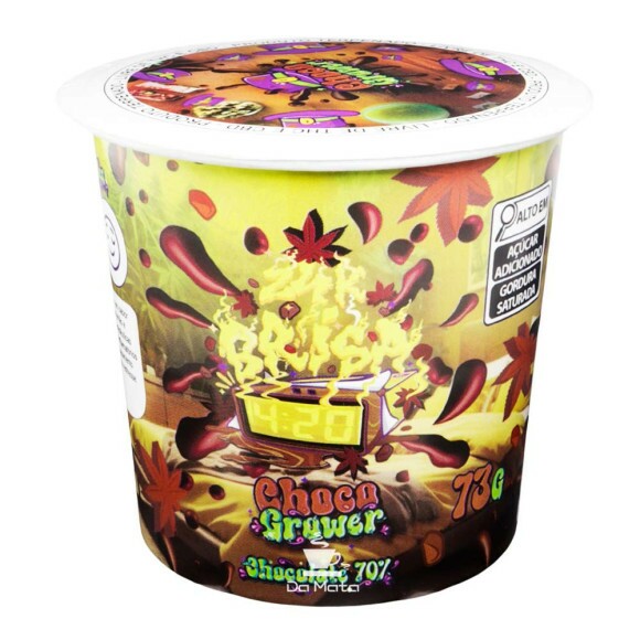 Copo ChocoGrower Brisa 4i20 Chocolate 70% de frente