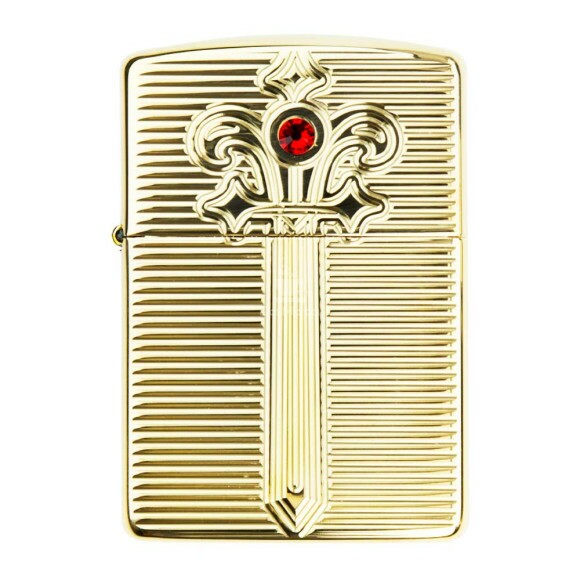Isqueiro Zippo Sword Design 46737 de frente tabacaria da mata