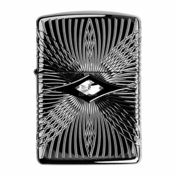Isqueiro Zippo Lighter Armor® Pattern Design 49291 de frente tabacaria da mata