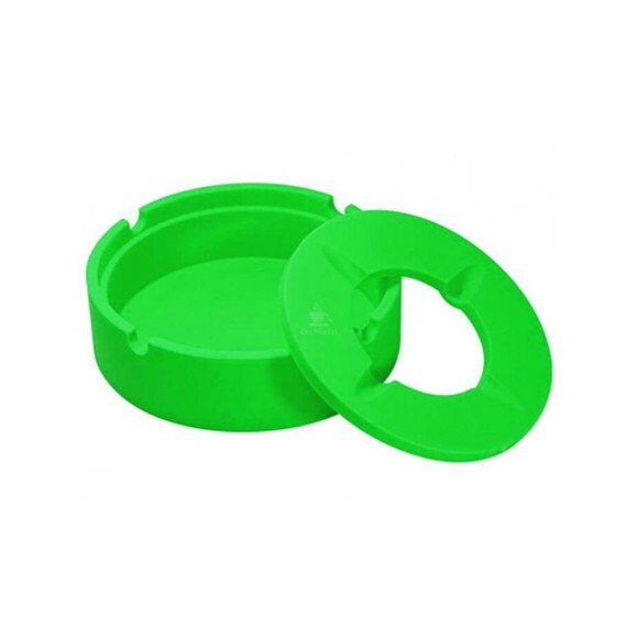 Cinzeiro de Silicone Médio c/ Tampa