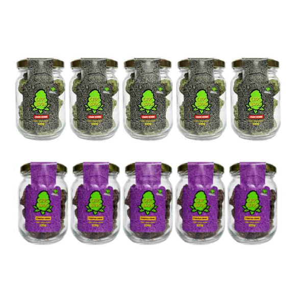  Croc Buds, Purple Croc, Croc Kush - ATACADO 10 unidades
