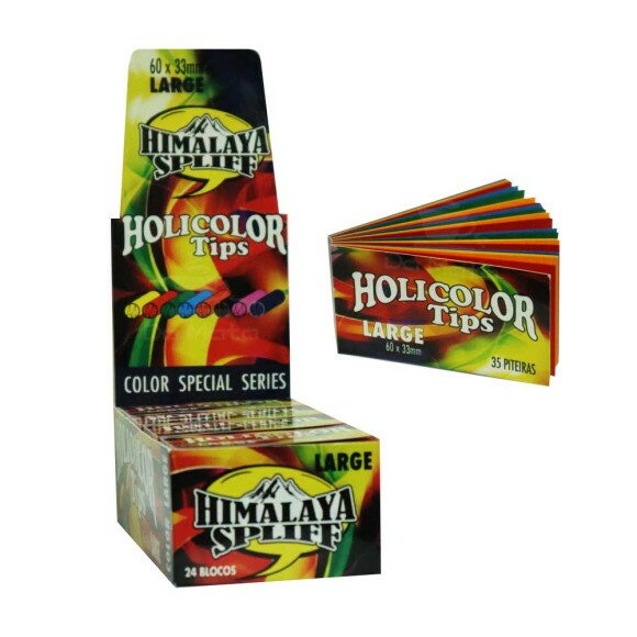 Caixa de Piteira Himalaya Spliff Holicolor Large