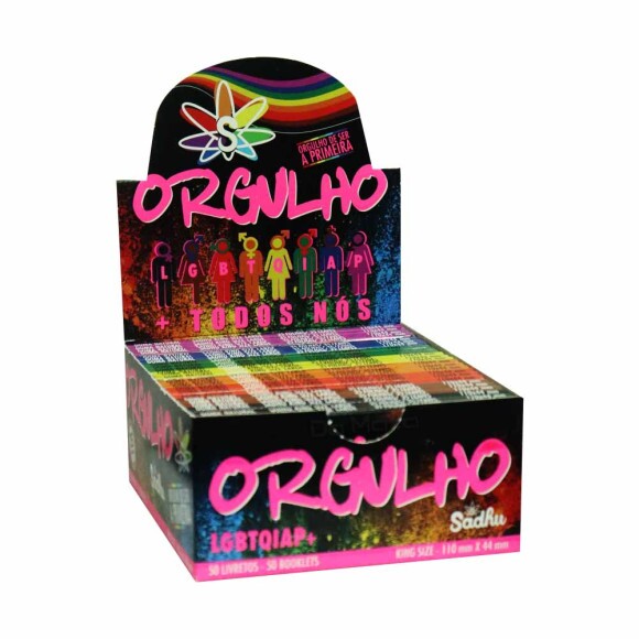 Caixa de Seda Sadhu Orgulho LGBTQI+ King Size Large