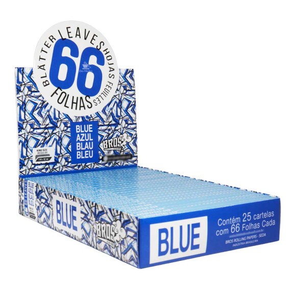 Caixa de Seda Bros Blue King Size