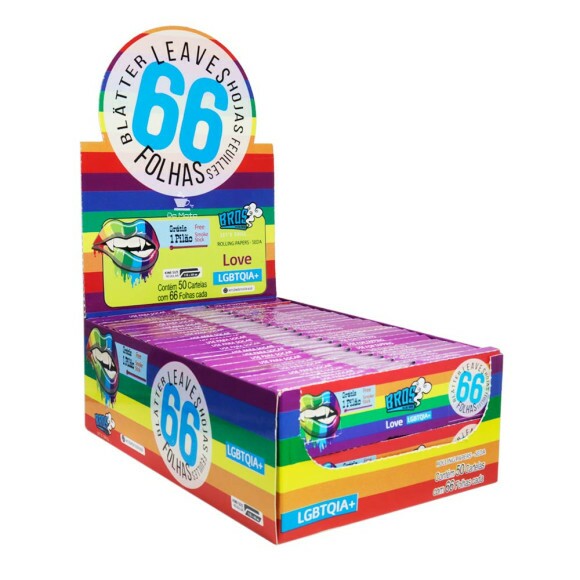 Caixa de Seda Bros LGBTQIA + Love King Size