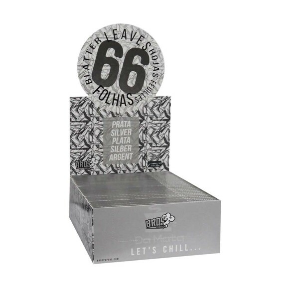 Caixa de Seda Bross Silver King Size