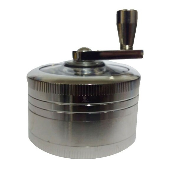 Dichavador-Metal-Manivela-Cinza