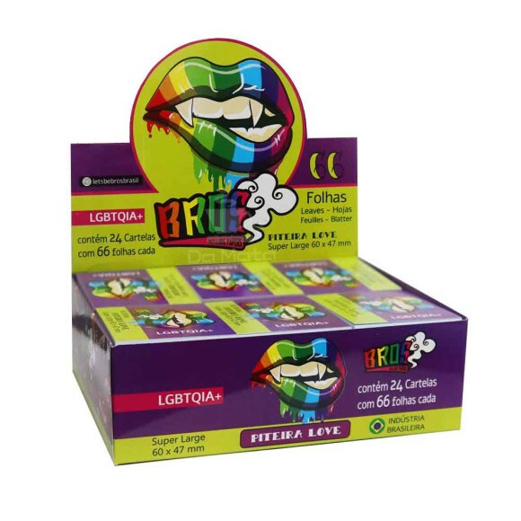 Caixa de Piteira Bros Love Old School LGBTQI+