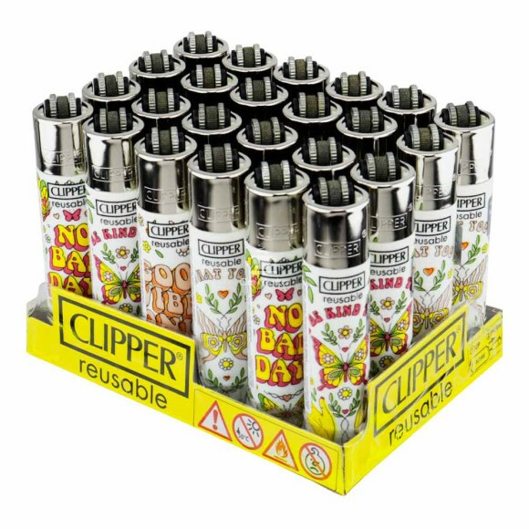 Caixa de Isqueiro Clipper 70's Vibes tabacaria da mata 