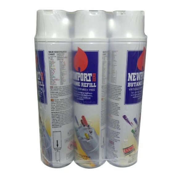 Kit Newport Gás butano, Livre de impurezas C/ 6 unidades de frente tabacaria da mata