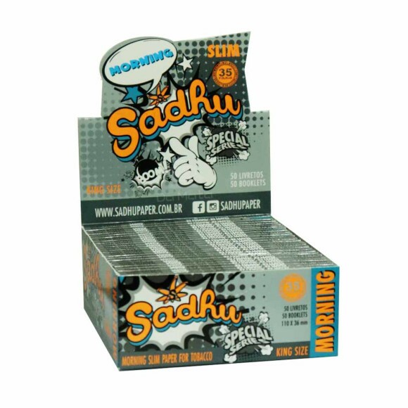 Caixa de Seda Sadhu Morning Slim King Size 50un