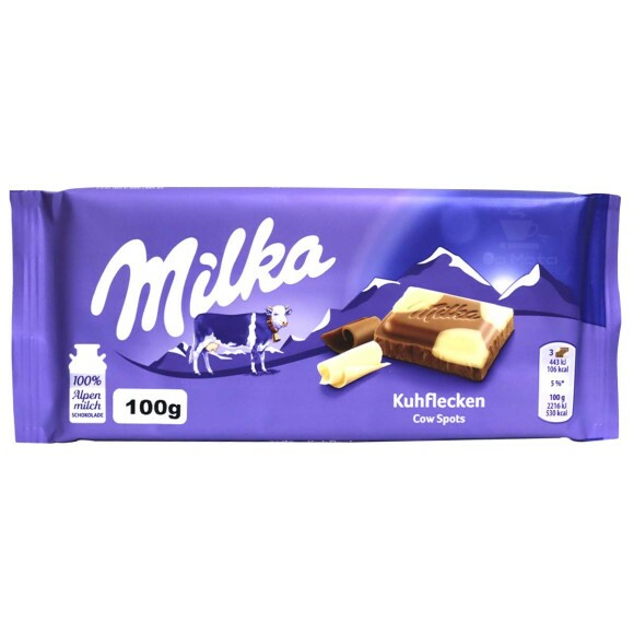 Chocolate Importado Milka Kuhflecken/Cow spots 100G