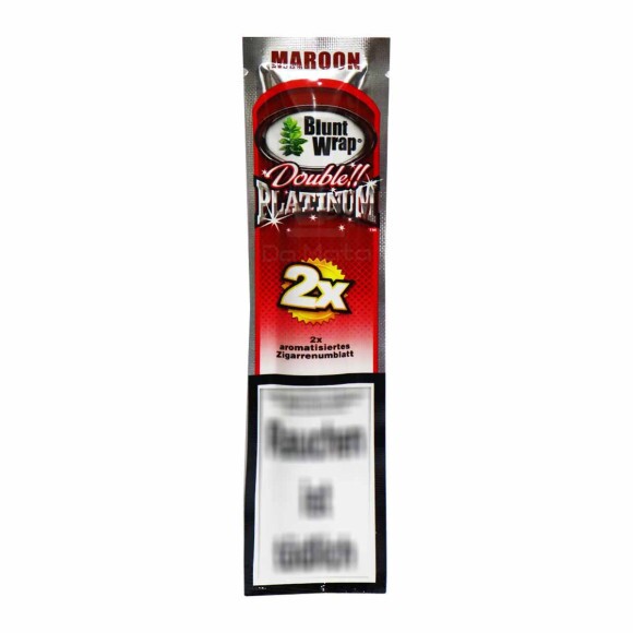 Blunt Wrap Platinum Maroon Cereja