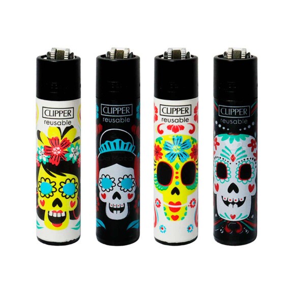 Kit Isqueiro Clipper Catrinas 3