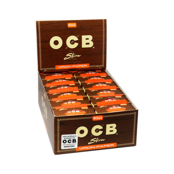 Caixa de Seda Roll OCB Unbleached