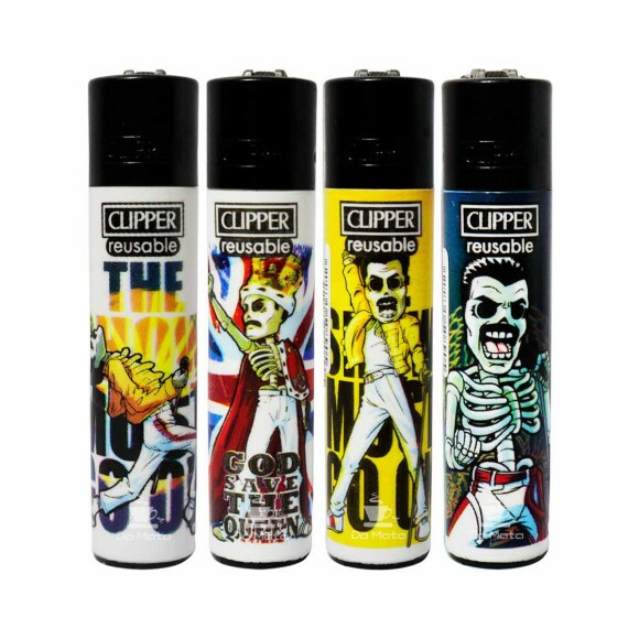 Kit - 4 Isqueiros Clipper The Best Edição para colecionador