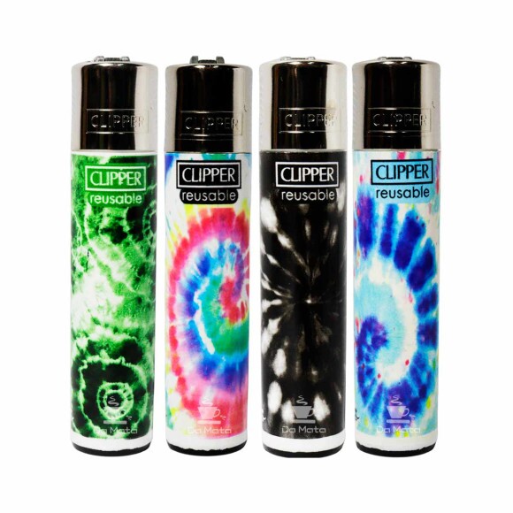 Kit 4 Isqueiros Clipper Hippie Moments 1 Edição colecionador
