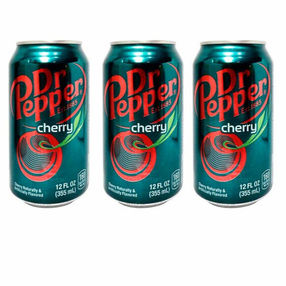 Kit 3 Refrigerantes Dr Pepper Cherry 355ml