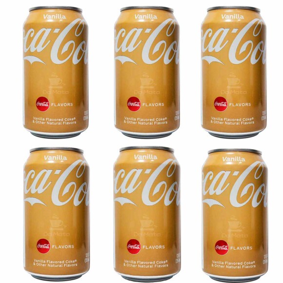 Kit 6 Refrigerantes Importado Coca-Cola Vanilla