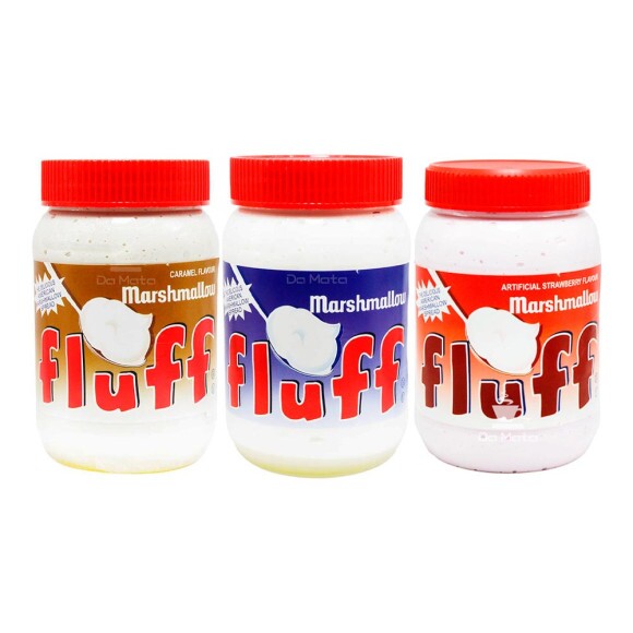 Kit com 3 Pote de Marshmallow Fluff de Colher 213g