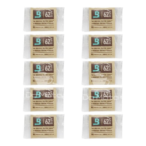 Kit com 10 Boveda 62%