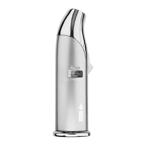 Maçarico Premium de Metal Hit Goose Silver de frente tabacaria da mata