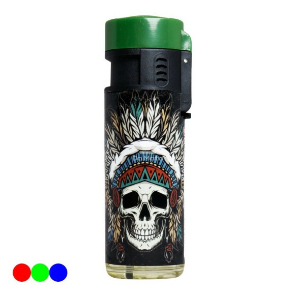 Maçarico Prof Colour Grenade Indian Skull verde