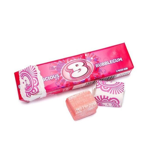 Chiclete Importado Bubblicious Bubblegum aberta