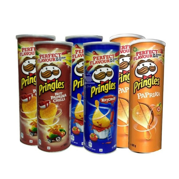 Kit de Batata Pringles 6 LATAS