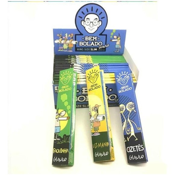 Caixa de Seda Glauco Bem Bolado, 30 sedas King Size