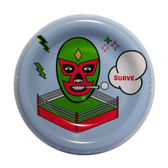 Cinzeiro de Metal Suave Luchadores de frente tabacaria da mata