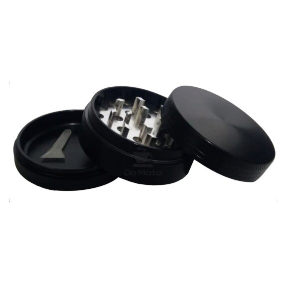 Dichavador de Metal Grande Preto 