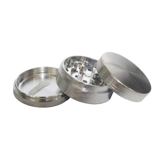 Dichavador de Metal Grande Prata