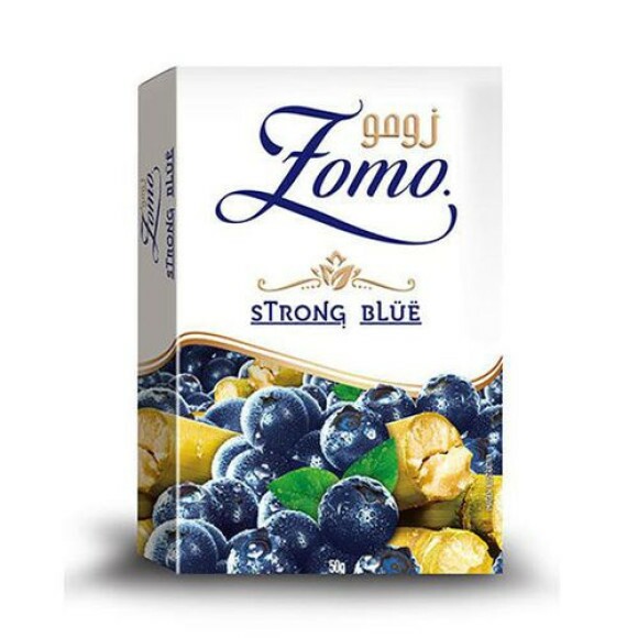  Embalagem de essência para narguilé Zomo Strong Blue
