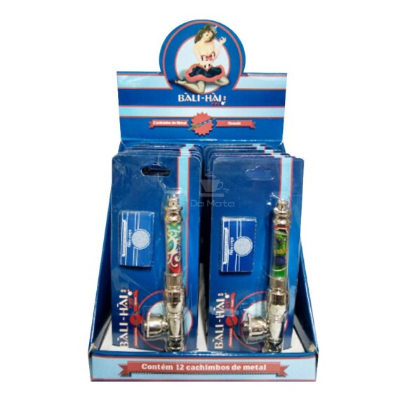 Caixa de Pipe de Metal Grande Bali-Hai 