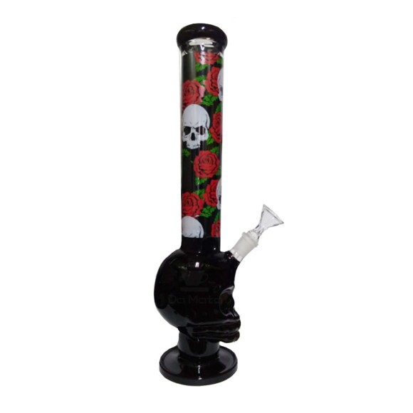 Bong de Vidro Moon Caveira