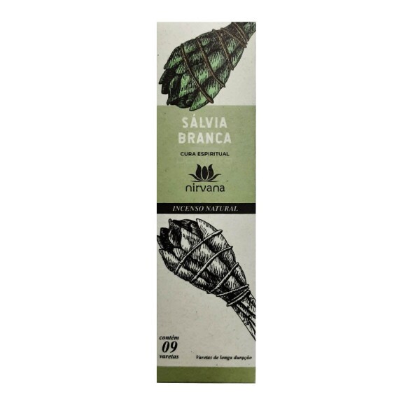 Incenso Nirvana Sálvia Branca
