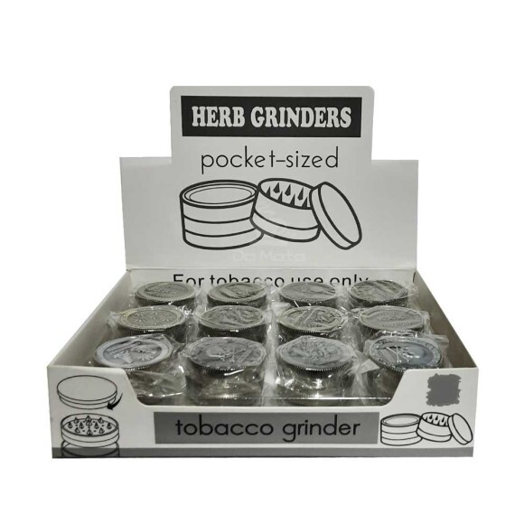 Caixa de Dichavador de Metal 2 Partes 