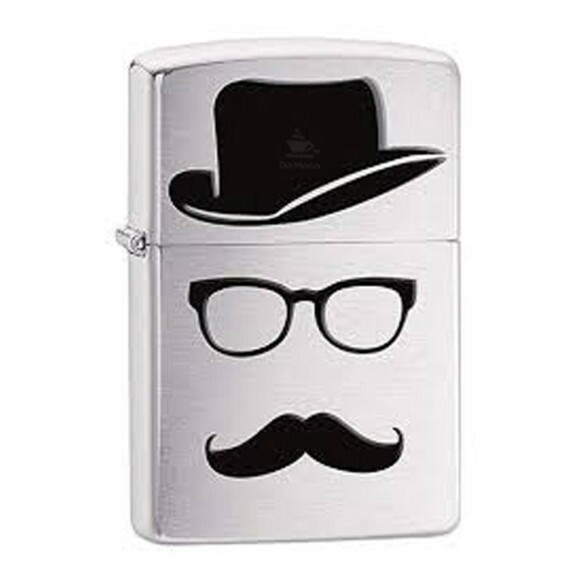 Isqueiro Zippo - Moustache And Hat
