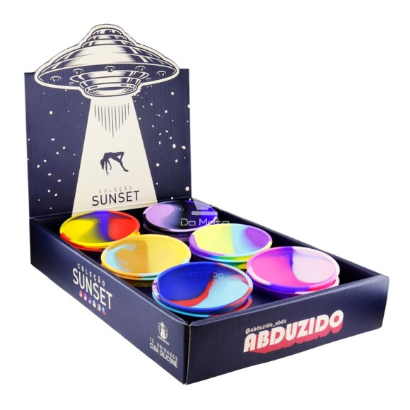 Caixa de Cuia Silicone Abduzido Half Sunset de frente tabacaria da mata