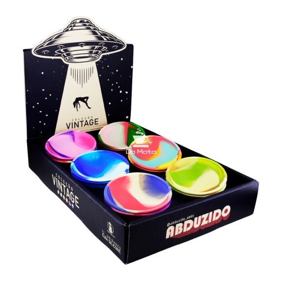 Caixa de Cuia Silicone Abduzido Half Vintage de lado tabacaria da mata