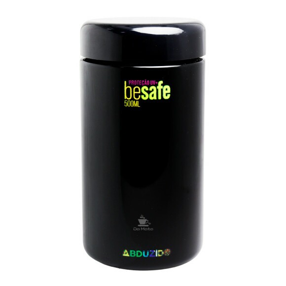 Pote de Vidro UV Abduzido Besafe 500ml DE FRENTE