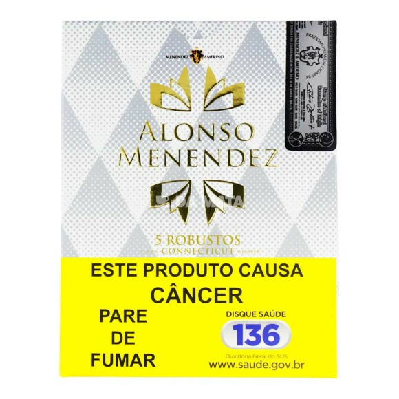 Petaca Charuto Alonso Menendez Robusto Connecticut C/5un